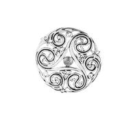 Keltische Brosche Triskele aus Silber Mystische Brosche Wikinger Gewandschmuck Fibel LARP