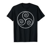 Keltische Triskele Dreifachspirale Symbol Mythologisches Triskele T-Shirt