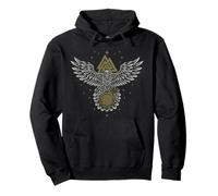 Keltischer Glücksbringer Wikinger Kompass Vegvisir Vegvísir Pullover Hoodie