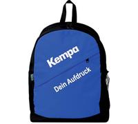 Kempa Sportartikelland Angebote Team Junior Rucksack für Kinder schwarz/blau mit Aufdruck Name