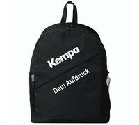 Kempa Sportartikelland Angebote Team Junior Rucksack für Kinder schwarz mit Aufdruck Name