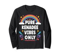 Kenadee Vibes Only Cute Retro Girls Kenadee Name Langarmshirt