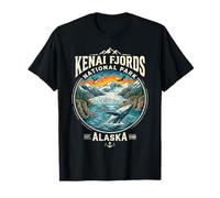 Kenai Fjords National Park Alaska East 1980, Walgletscher, Kunst T-Shirt
