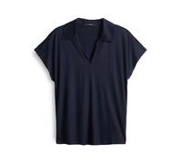someday Damen Kurzarmshirt | KENDRI Regular Fließendes Poloshirt aus Eco Viskose Ocean, 38