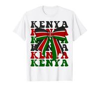 Kenia Kenia Pride Coquette Bow Flag T-Shirt