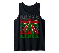 Kenia Kenia Pride Coquette Bow Flag Tank Top