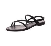 Kennel + Schmenger Da. Sandale m. Steinen Schwarz für Damen, schwarz, Größe 38 ½ EU / 5,5 UK