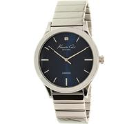 Kenneth Cole Herren-Armbanduhr Armband Edelstahl + Gehäuse Quarz Zifferblatt Blau Analog 10025945