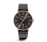 Kenneth Cole New York Herren-Armbanduhr Analog Quarz Leder KC15057014