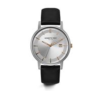 Kenneth Cole New York Herren-Armbanduhr Analog Quarz Leder KC15202001