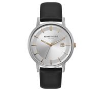 Kenneth Cole New York Herren-Armbanduhr Analog Quarz Leder KC15202001
