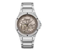 Kenneth Cole New York Herren-Armbanduhr, luxuriös, Edelstahl, automatisch, selbstaufziehend, wasserdicht, einlagig, Zifferblatt-Typ, schlankes Design, analoge Armbanduhr für Herren, Braun: Edelstahl