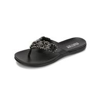 Kenneth Cole Reaction Damen Glam-athon Zehensandalen, Schwarz, 38 EU