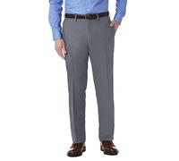 Kenneth Cole REACTION Herren Stretch Modern Fit Flat-Front Hose, dunkelgrau, 34W / 32L