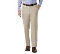 Kenneth Cole REACTION Herren Stretch Modern Fit Flat-Front Hose, Haferflocken (Oatmeal), 34W / 32L
