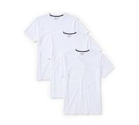 Kenneth Cole Reaction Herren-T-Shirt, 3 Stück, LSF 50+, Baumwolle/Spandex, Jersey, schmale Passform, T-Shirts für Herren, 3er-Pack, 3er-Pack, Weiß, S