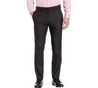 Kenneth Cole REACTION Herren Stretch Patterned Slim Fit Dress Pant Klassische Hose, Schwarz, 36W / 29L