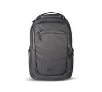 Kenneth Cole REACTION Unisex-Erwachsene Parker Polyester Abrasion-Resistant Travel 17" Backpack with Removable Laptop Sleeve, Black Rucksack, Schwarz