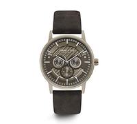 Kenneth Cole Unisex-Erwachsene analog Quarz Uhr mit Leder Armband KC15203002