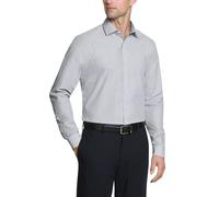 Kenneth Cole Unlisted Herrenhemd, schmale Passform, kariert und gestreift (Gemustert), Petrol, 46 cm- 47 cm Hals 91 cm- 94 cm Ärmel