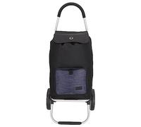 Kenorada Einkaufstrolley ER/7 45l | großer Trolley für den Wocheneinkauf | großes Hauptfach und Fronttasche mit Reißverschluss | treppentaugliche Rollen | einfacher Aufbau (Blue Stripe)