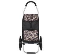 KENORADA Einkaufstrolley ER03 Daily Shopping Trolley Treppensteiger leopard