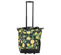 Kenorada Einkaufstrolley ER04 Daily Shopping Trolley 35l | praktischer Einkaufstrolley | mit treppentauglichen Rollen (Zitrone)