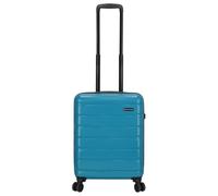 Kenorada Handgepäck Koffer 55x39x20 cm | Wave Spinner S Hartschale Kabinentrolley | Leichtes Bordgepäck mit TSA-Schloss & 360° Doppelrollen (Blue, S 55cm (Handgepäck))