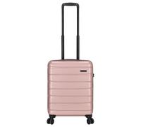 Kenorada Handgepäckkoffer Wave Spinner | Koffer aus Stabiler ABS Hartschale | praktische Aufteilung und mehrere Fächer | mit TSA-Zahlenschloss | mit 360° Doppelrollen (Rose, S 55cm (Handgepäck))