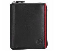 KENORADA Hochkantbörse Damen Charleroi schwarz/rot