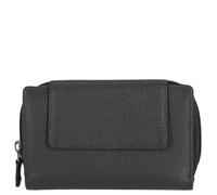 KENORADA Hochkantbörse Damen Mekong Flap Wallet L schwarz