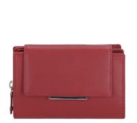 KENORADA Hochkantbörse Damen Orinoco Flap Zip Wallet L rot