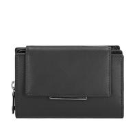 KENORADA Hochkantbörse Damen Orinoco Flap Zip Wallet L schwarz