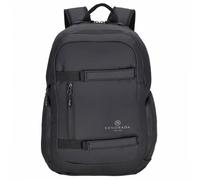 Kenorada Leisure RS97-B Rucksack | Laptop Rucksack 15,4" |Skateboardhalterung | Anti-Diebstahlfach | Wasserabweisender Daypack mit Brustgurt (Black)