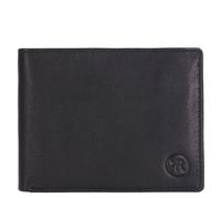 KENORADA Querbörse Herren Alytus Scheintasche m. Riegel schwarz