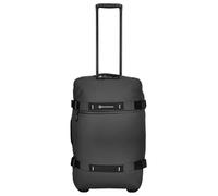 Kenorada Reisetasche mit Rollen RT31 | große Reisetasche | Rucksackfunktion | praktische Fächer an den Seiten | Abnehmbarer, längenverstellbarer Schultergurt (Black, M)