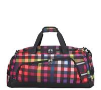 Kenorada Reisetasche RT35 Duffle | große Reisetasche | großes Hauptfach | praktische Fächer an den Seiten | Abnehmbarer, längenverstellbarer Schultergurt | Weekender (multicolorcheck, L)