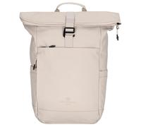 Kenorada Rucksack Leisure Rolltop Hook L RS77 | moderner Tagesrucksack mit Rolltop | gepolstertes Laptopfach (bis 12") | verstellbare Schulterriemen | Zwei Außenfächer und DREI Innenfächer (beige)