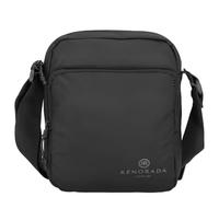 Kenorada Umhängetasche Leisure CT11-B | Unisex Crossbody Bag mit geräumigem Hauptfach | Außen- & Innenfächer mit Reißverschluss | Verstellbarer Schulterriemen (black)