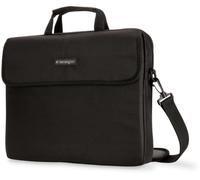 Kensington Laptop Tasche, Klassische Tasche für 15,6 Zoll Laptops mit Tragegriff und Schultergurt für Männer und Frauen, schwarz, K62562EU