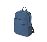 Kensington Simply Portable Lite Rucksack für Laptop und MacBook bis zu 40,6 cm (16 Zoll), wasserabweisend, gepolsterter Schultergurt, Seitentasche, Marineblau (K60396WW)