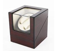 KenSyuInt 2+0 Uhrenbeweger Automatisch Beweger Uhrendreher Kaste Uhrenboxen Leise Uhrenkasten Watch Winder Display Automatikuhren Kasten Watchwinder Box Leiser Motor Sichtfenster Holz