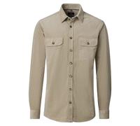 Casa Moda Casual Fit Hemdjacke beige, Gemustert