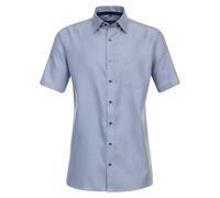 CASAMODA Businesshemd Kurzarm Uni Comfort Fit 104 blau 47