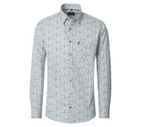 Langarmhemd CASAMODA "CASAMODA Freizeithemd Print", Herren, Gr. XXL, Normalgrößen, mint, 100% Baumwolle, bedruckt, comfort fit, Hemden (91547613-XXL) mint