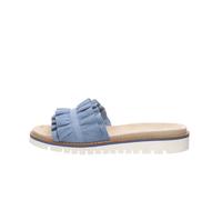 Pantolette ARA "KENT" Gr. 38, blau (blaugrau) Damen Schuhe Pantoletten in Weite G (= weit) (95664228-38)