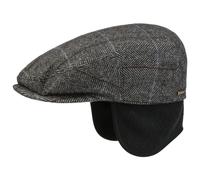 Kent Ohrenklappen Schirmmütze by Stetson grau-schwarz L (58-59 cm)