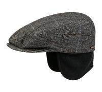 Kent Ohrenklappen Schirmmütze by Stetson grau-schwarz M (56-57 cm)