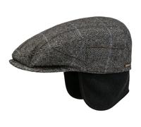 Kent Ohrenklappen Schirmmütze by Stetson grau-schwarz XL (60-61 cm)