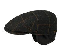 Kent Ohrenklappen Schirmmütze by Stetson oliv-schwarz M (56-57 cm)
